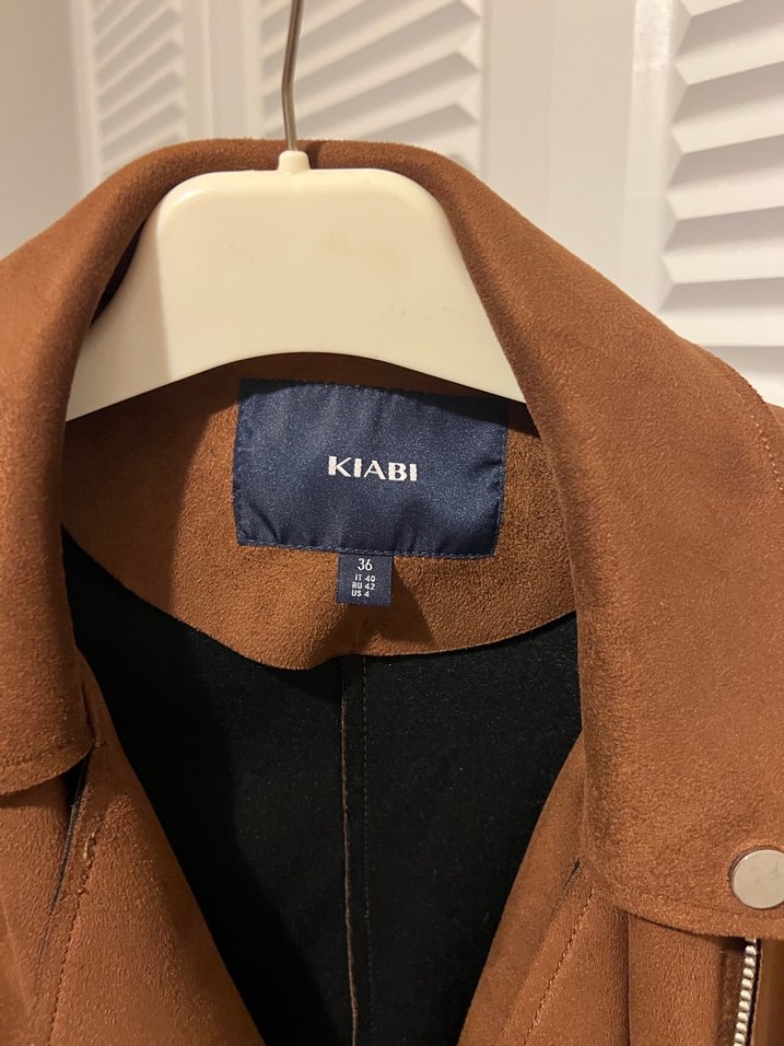 Kahverengi Süet Kadın Ceket - Görsel 4