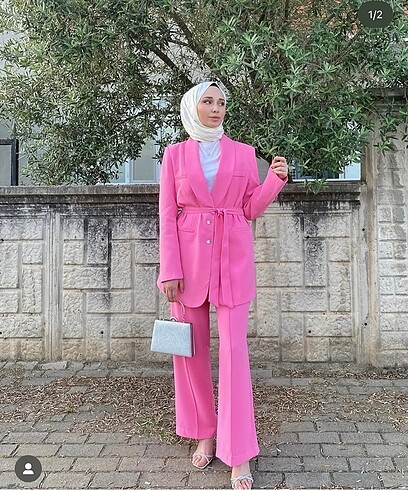 38 Beden pembe Renk Hooopstore Pembe pantolon takım