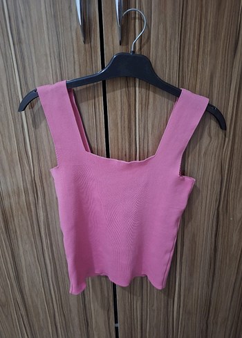 Pembe V Yakalı Mini Triko Atlet