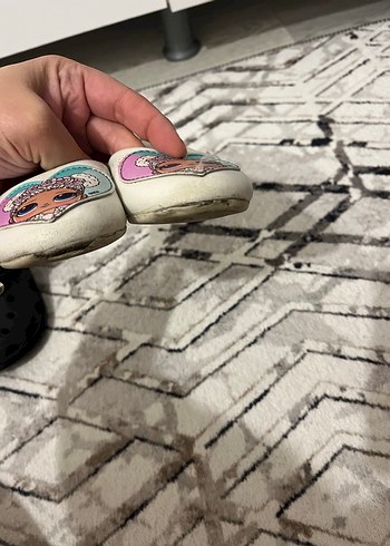 Kız Çocuk Beyaz Baskılı Bantlı Babet - Görsel 3