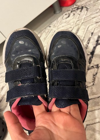 Kız Çocuk Lacivert Yılan Desenli Spor Ayakkabı - Görsel 5