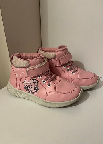Kız Çocuk Pembe Minnie Baskılı Spor Ayakkabı - Görsel 2
