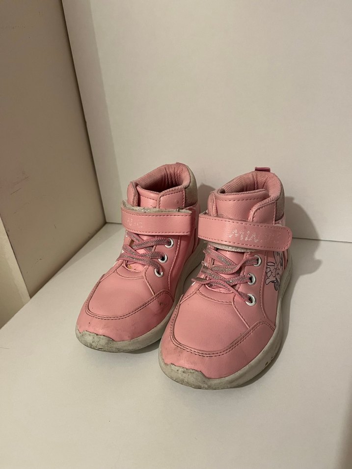 Kız Çocuk Pembe Minnie Baskılı Spor Ayakkabı - Görsel 3