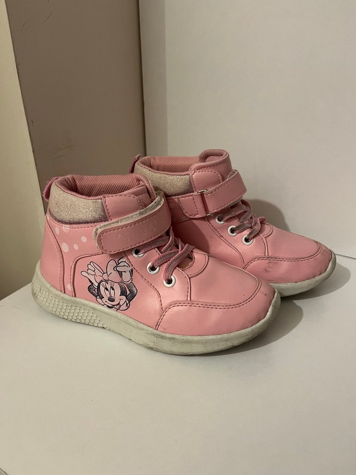 Kız Çocuk Pembe Minnie Baskılı Spor Ayakkabı - Görsel 2