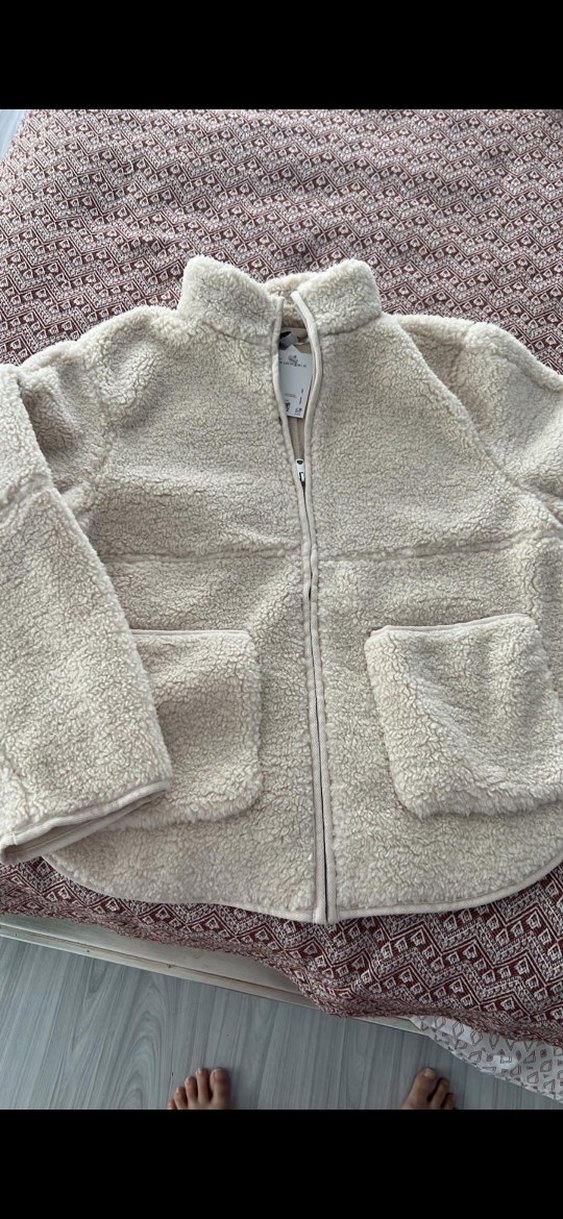 Gri Mini Yüksek Yakalı Kadın Ceket - Görsel 2