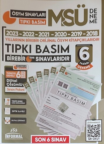 SON 6 YIL MSÜ ÇIKMIŞ SORULAR