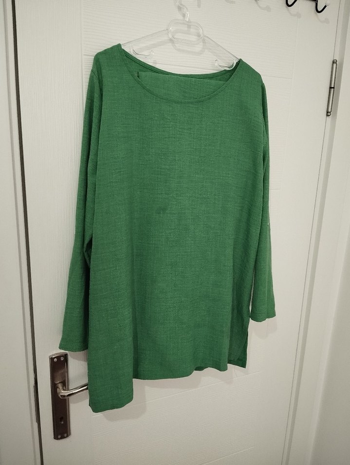 Yeşil Kadın Triko Tunik - Görsel 2