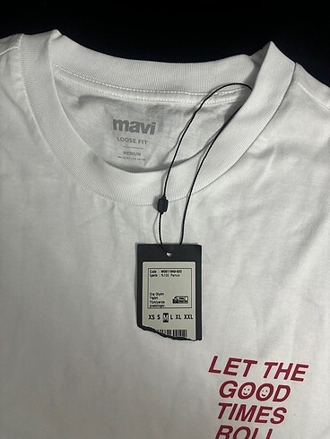 Mavi Jeans Mavi etiketli sıfır tişört
