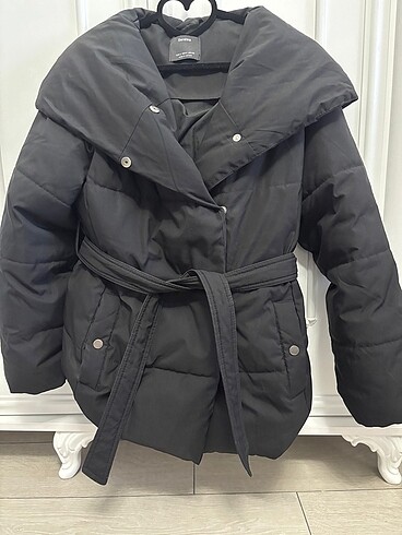 Bershka Bershka siyah mont