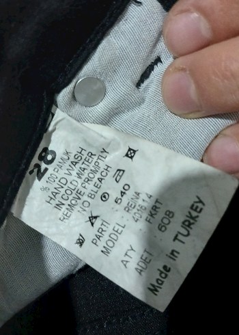 s Beden mavi Renk kot pantolonlar ürünler temizdir