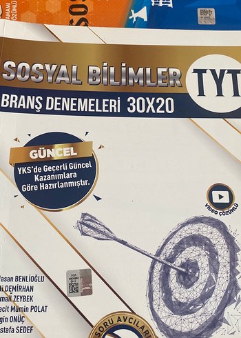 TYT Sosyal Bilimler Branş Denemeleri 30x20