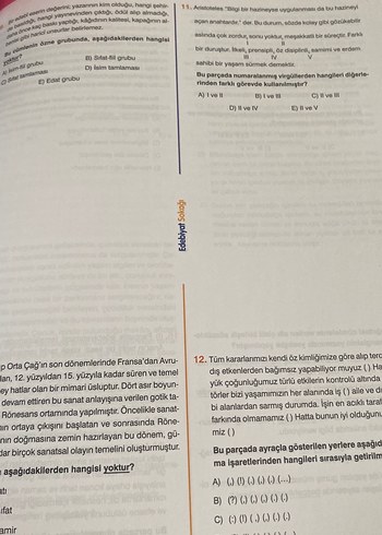  Beden Renk Türkçe Deneme Sınavı 10x40 Tam Öğrenme Destekli