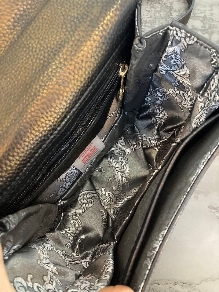 Siyah Deri Püsküllü Kadın Çanta - Görsel 5