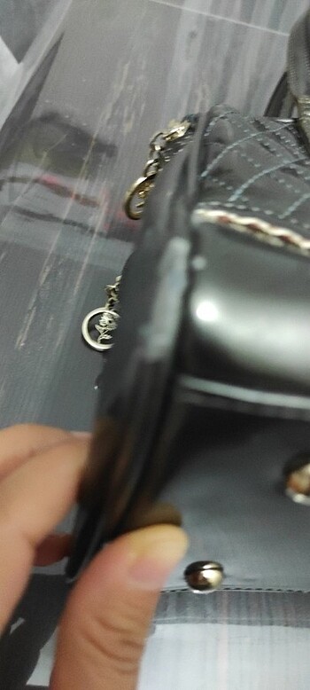 Açık haki rengi kol cantasi - Görsel 6