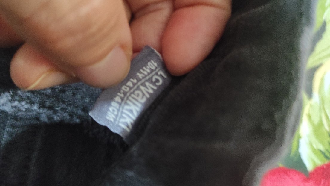 Siyah Bağcıklı Regular Fit Denim Pantolon - Görsel 2