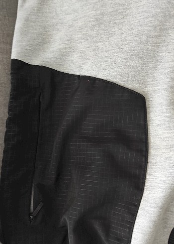 Gri Kapüşonlu Fermuarlı Erkek Sweatshirt - Görsel 3