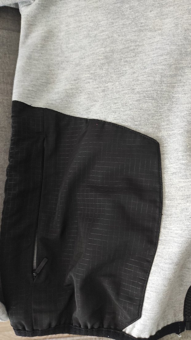 Gri Kapüşonlu Fermuarlı Erkek Sweatshirt - Görsel 3