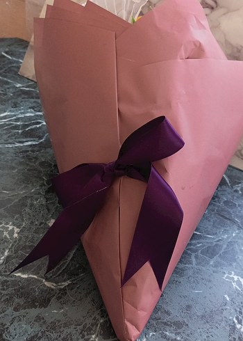 Çok Renkli Gotik Çiçek Buketi ve Ayıcık - Görsel 4