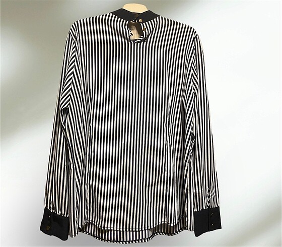 Çizgili yeni şık gömlek - Görsel 2