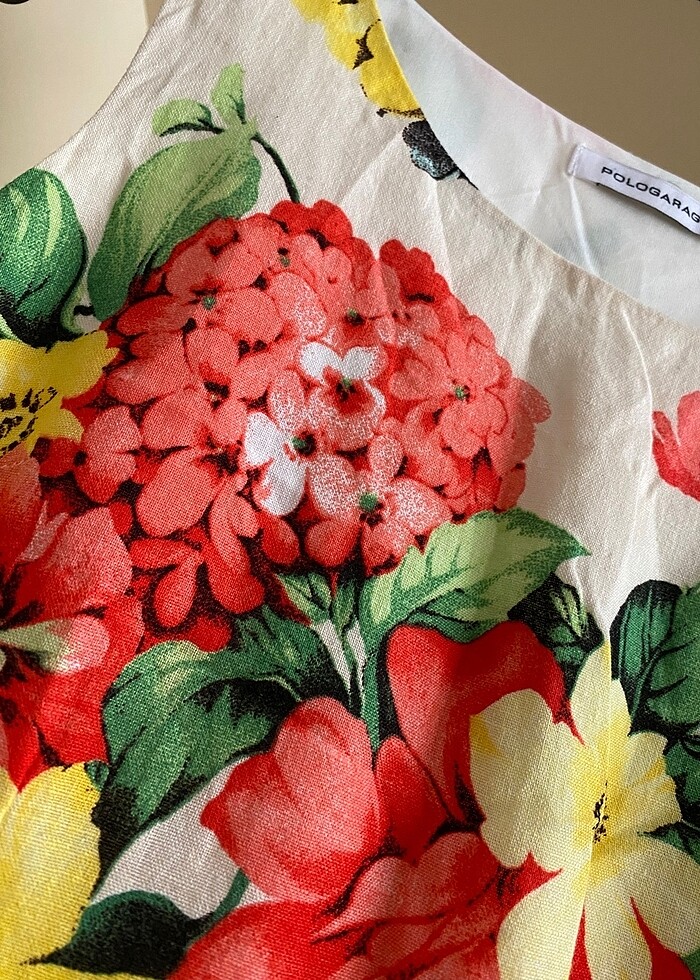 Polo Garage çiçekli yazlık elbise - Görsel 4