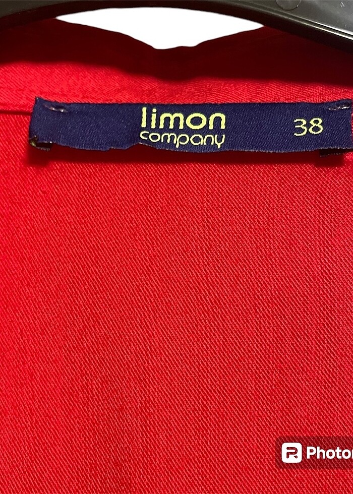 Limon company kırmızı elbise - Görsel 2