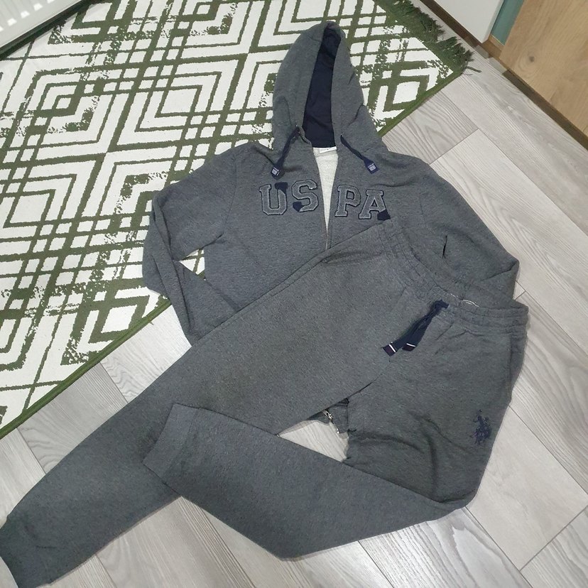 Gri Kapüşonlu Erkek Fermuarlı Sweatshirt - Görsel 2