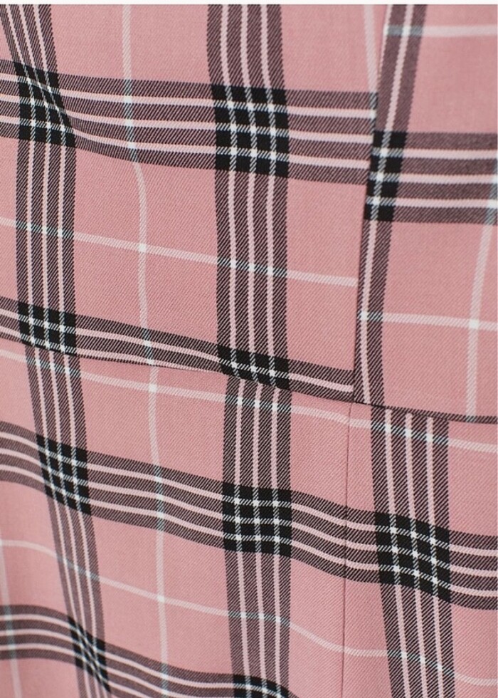 H&M Pembe Siyah Çizgili Elbise - Görsel 2