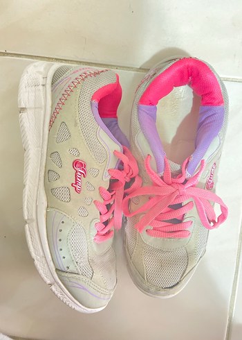 Pembe Renkli Spor Kadın Sneakers (JUMP) - Görsel 2