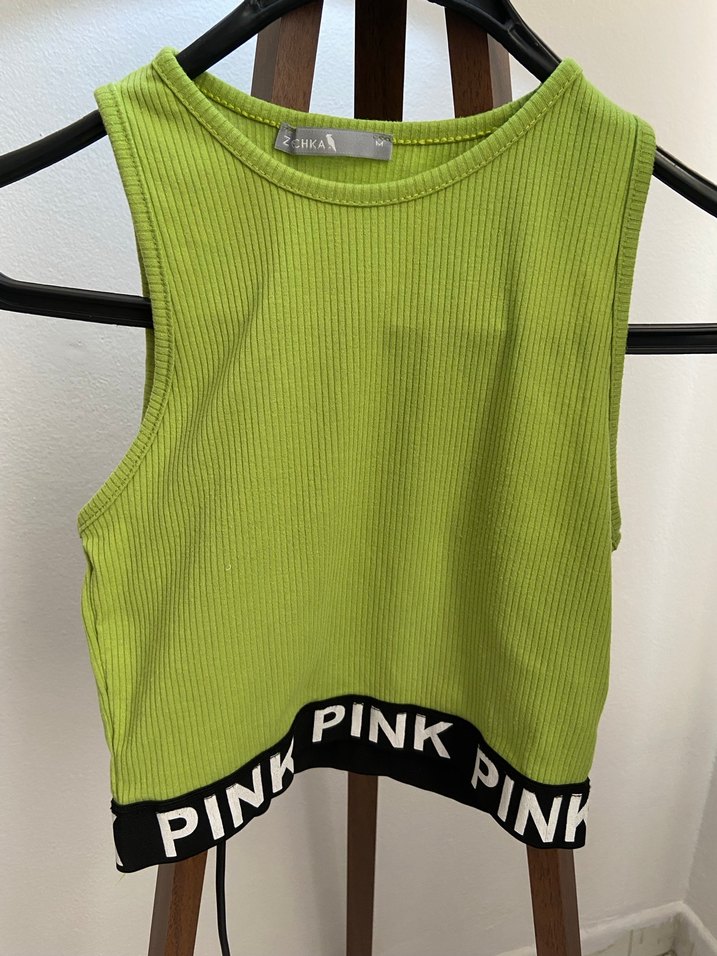 Yeşil kısa crop - Görsel 2