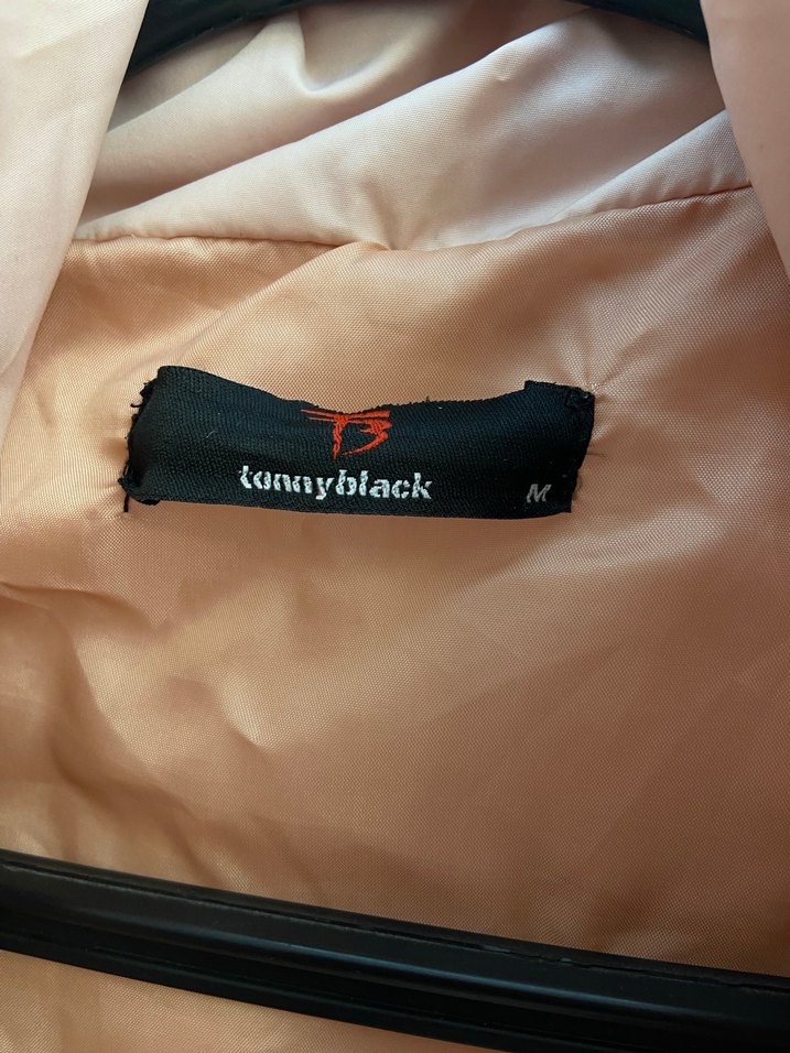 Pembe Kadın Midi Kısa Mont Yüksek Yakalı - Görsel 3