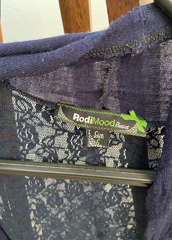 Linen Midi Kadın Lacivert Bohem Hırka - Görsel 3