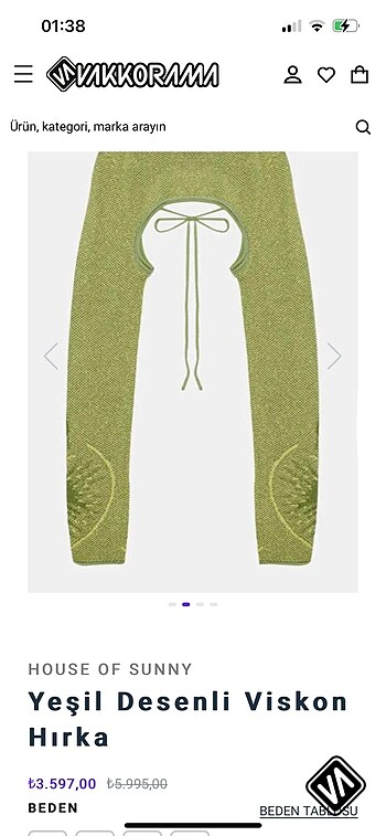 vakkorama yesil hirka