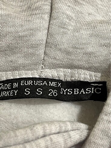 s Beden gri Renk sweatshirt