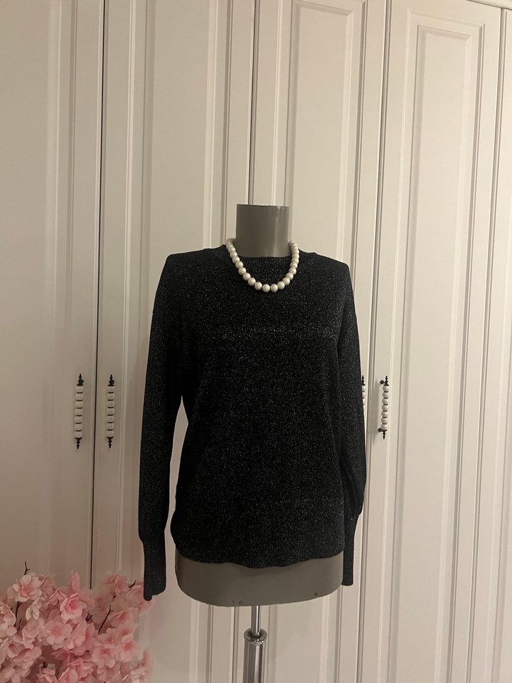 Siyah  Uzun Kollu Kadın Bluz - Görsel 5