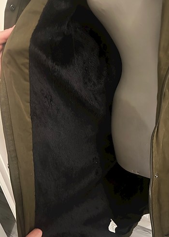 Kahverengi Kuşaklı Uzun Kadın Ceket - Görsel 4