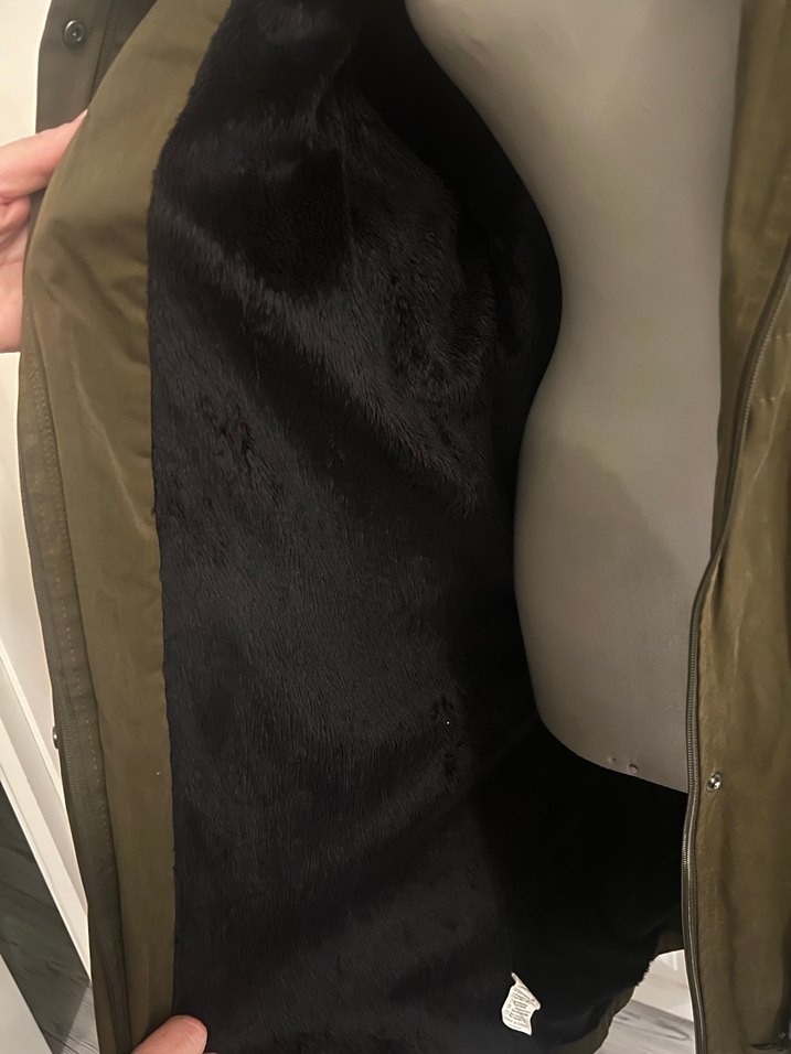 Kahverengi Kuşaklı Uzun Kadın Ceket - Görsel 4