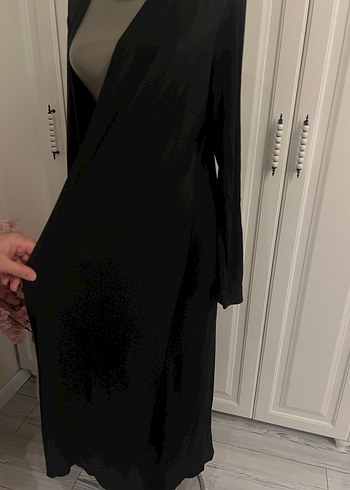 Siyah Uzun hırka - Görsel 2