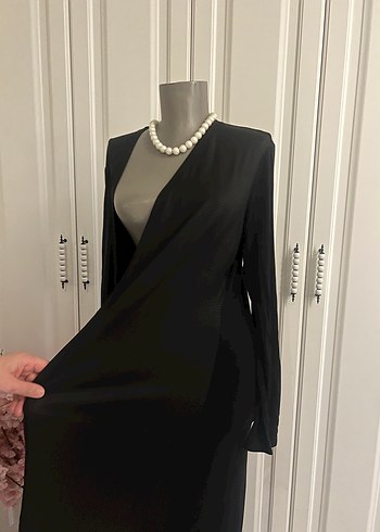 Siyah Uzun hırka - Görsel 3