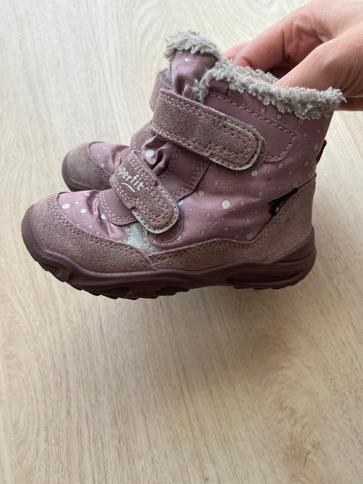 Kız Çocuk Süet Pembe Botlar - Cırt Cırtlı - Görsel 2