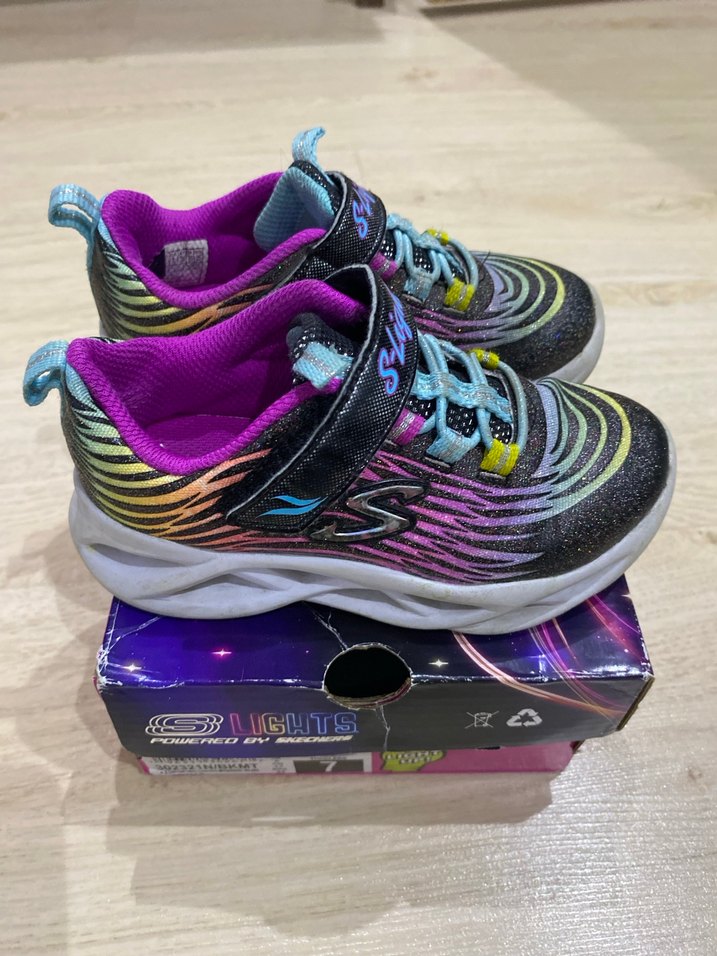 Kız Çocuk Çok Renkli Bağcıksız Sneakers - Görsel 5