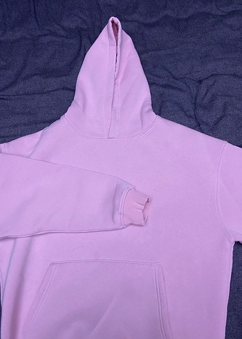 Pembe Rahat Kesim Kadın Sweatshirt - Görsel 3