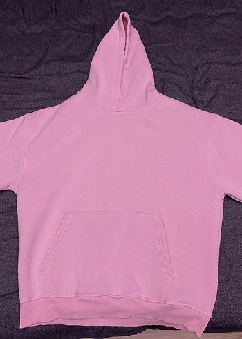 Pembe Rahat Kesim Kadın Sweatshirt - Görsel 2