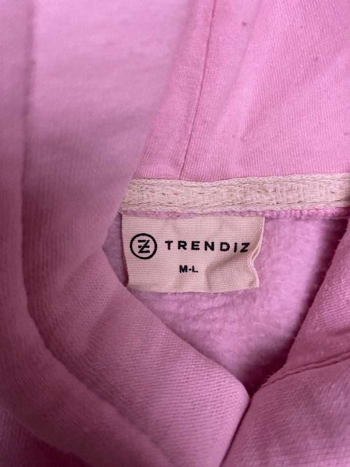 Pembe Rahat Kesim Kadın Sweatshirt - Görsel 4