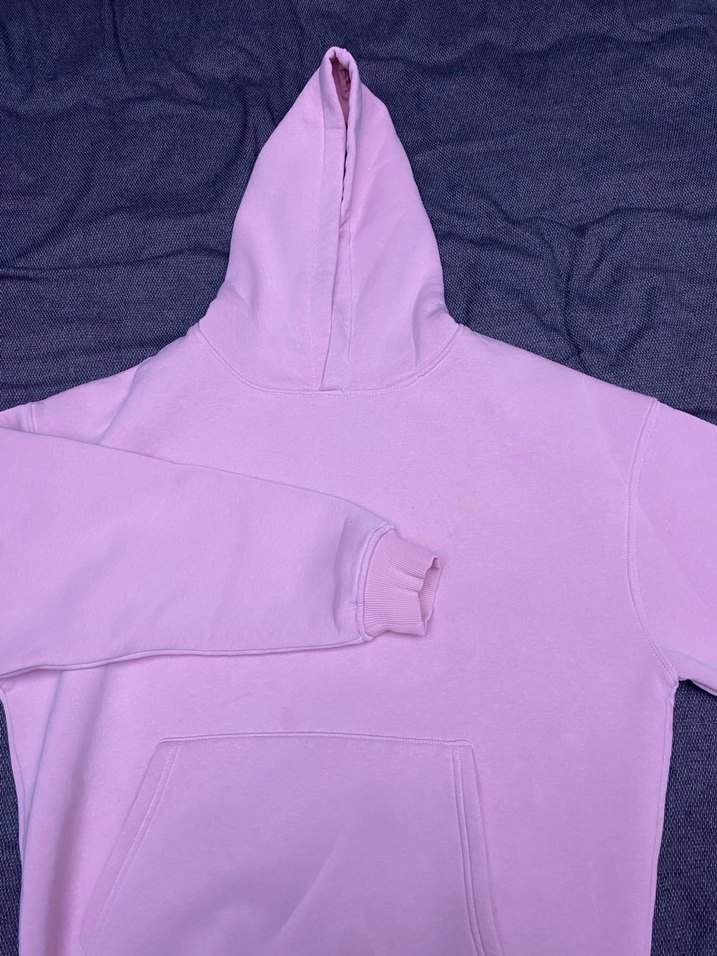 Pembe Rahat Kesim Kadın Sweatshirt - Görsel 3