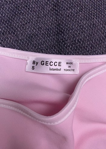 Pudra Pembe Tek Omuz Drapeli Uzun Elbise - Görsel 2