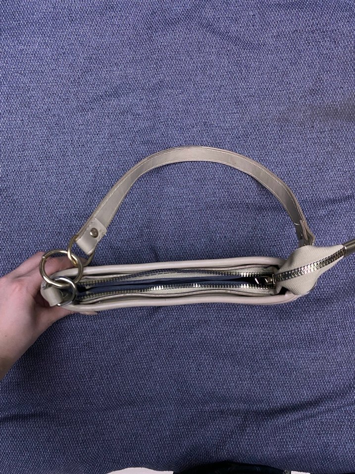 Parisian Desenli Açık Kahve Kadın Çanta - Görsel 2