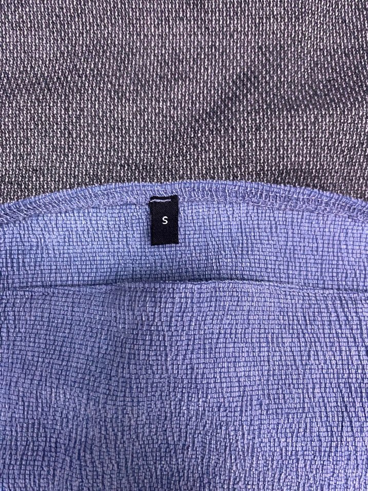 mavi straplez crop - Görsel 2