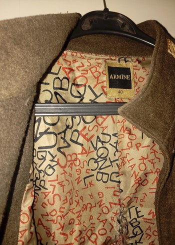 Kahverengi Süet kadinUzun Kaban - Görsel 2