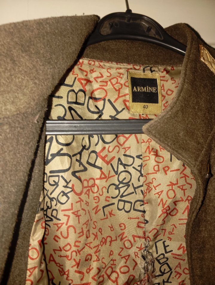 Kahverengi Süet kadinUzun Kaban - Görsel 2