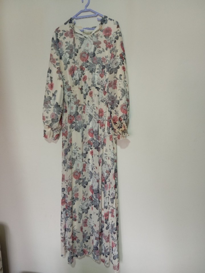 şifon elbise - Görsel 2